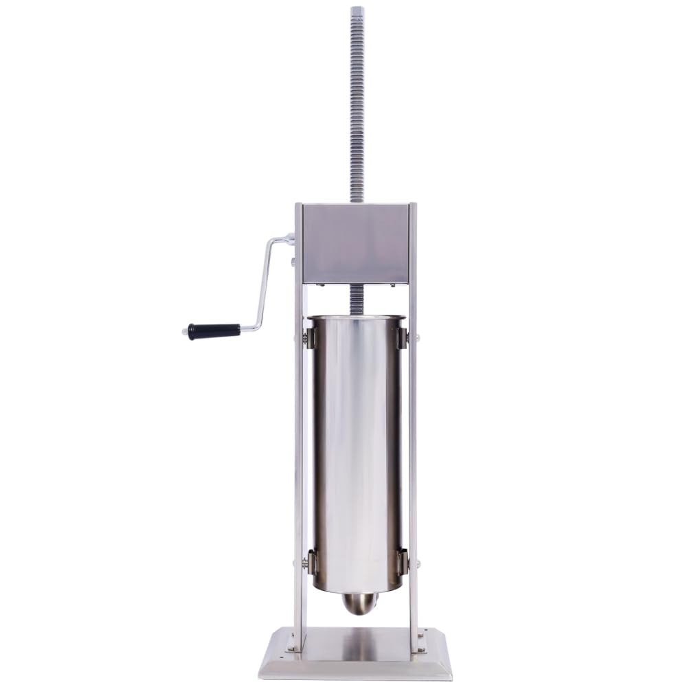 Vertical Stainless Steel Manual Sausage Stuffing Machine with 4 Filling Tubes H767748