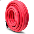 5/8 Inch x 100 Foot Heavy-Duty Rubber Water Hose with Brass GHT Fittings S2226