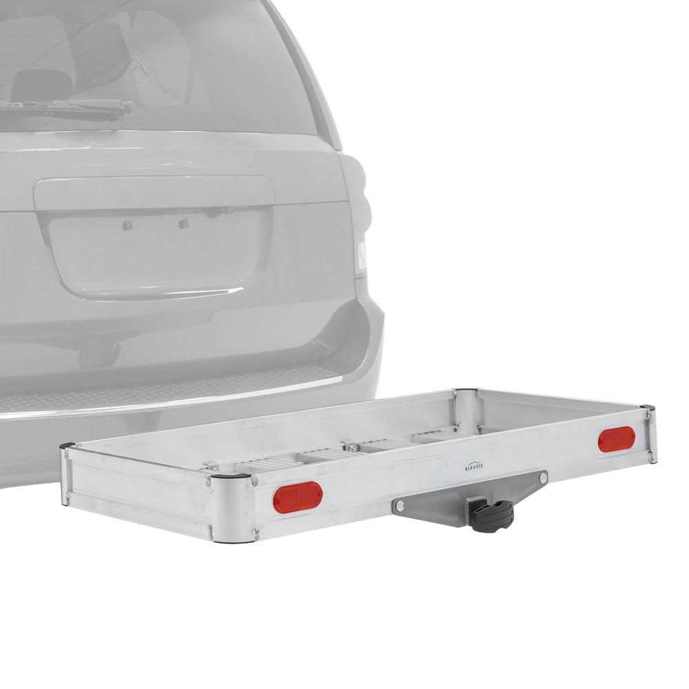 Aluminum Folding Hitch Cargo Carrier 500 lb R698505