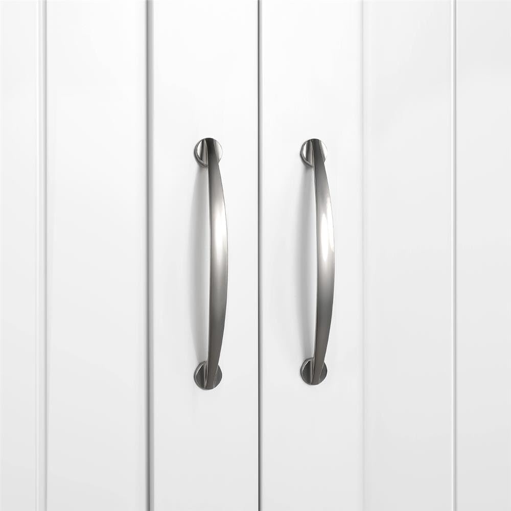 Wall Mounted White Bathroom Storage Cabinet with Doors Q62308