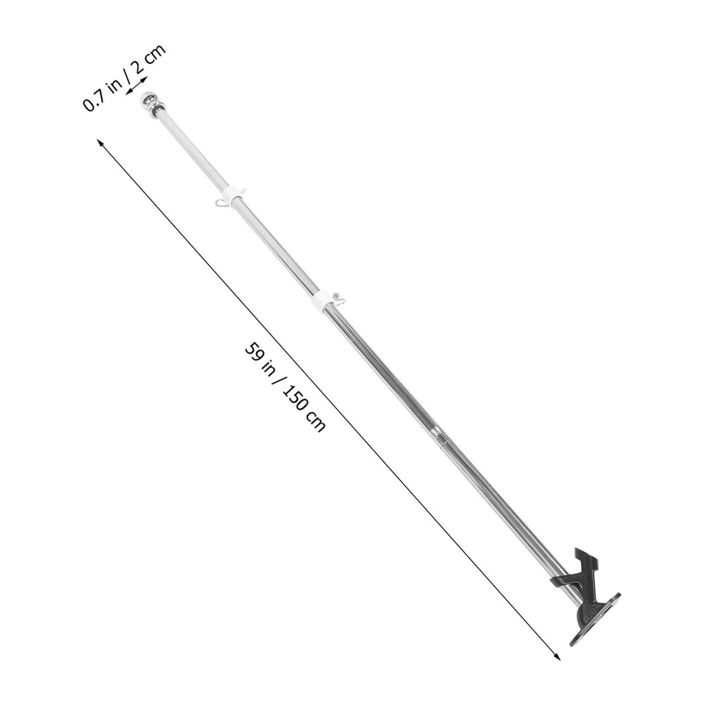 1.5m Stainless Steel Flag Pole Set F356448