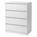 White 4 Drawer Dresser P1593