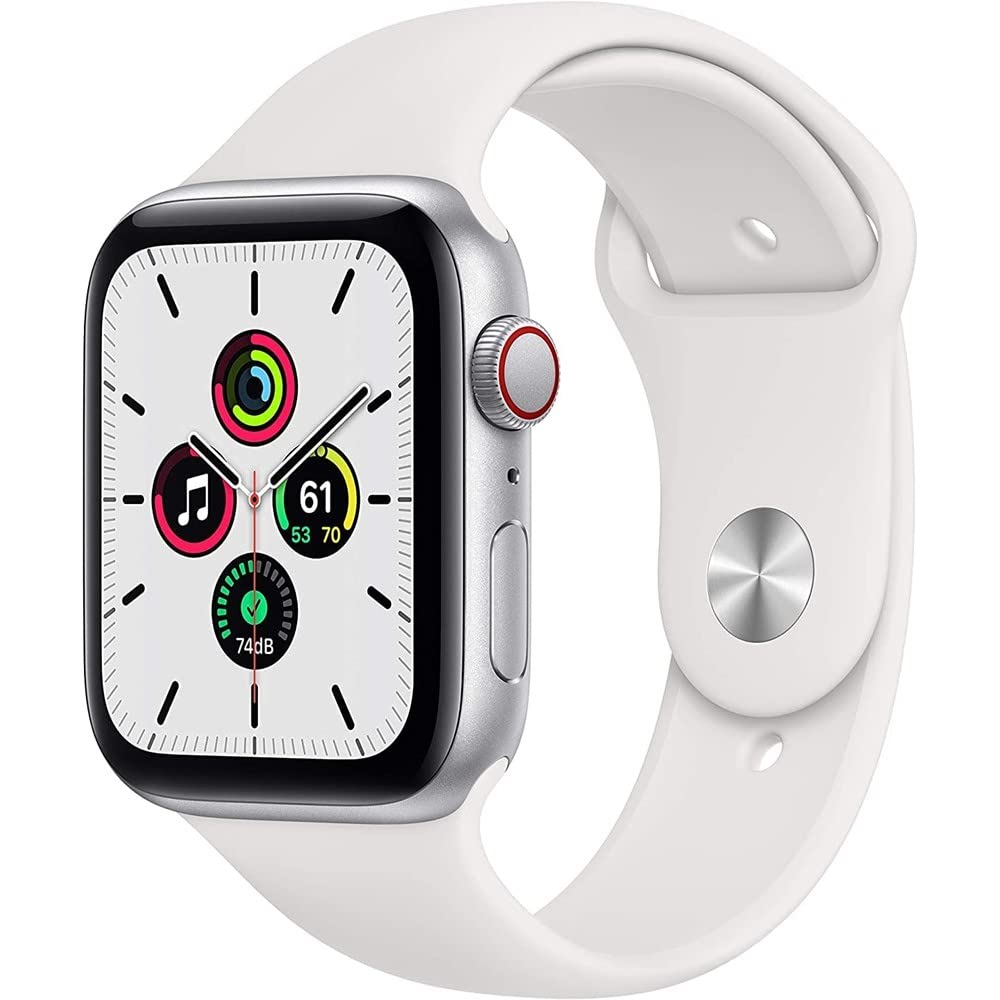 Silver Aluminum Case with White Sport Band 40mm Smartwatch M52823