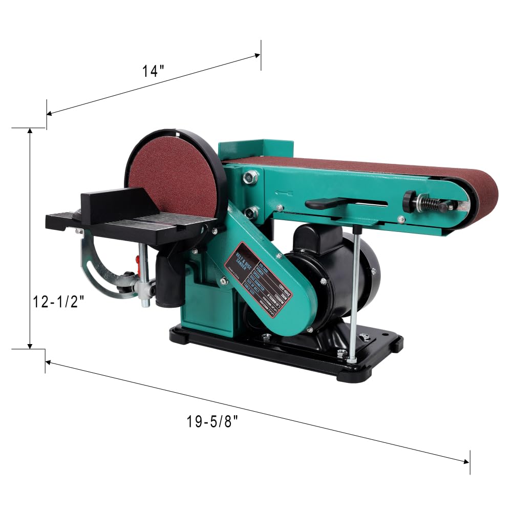 Benchtop Belt and Disc Sander with 4 x 36 in Belt and 6 in Disc H428939