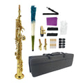 Straight Soprano Saxophone with Case, Mouthpiece, Neck Strap & Accessories K3412