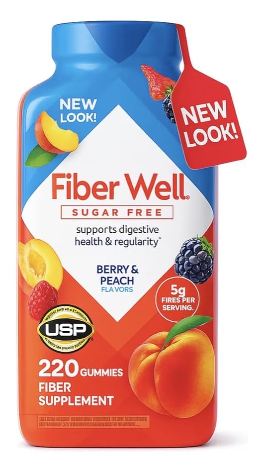 Sugar Free Fiber Gummies with Prebiotic 220 Count E847