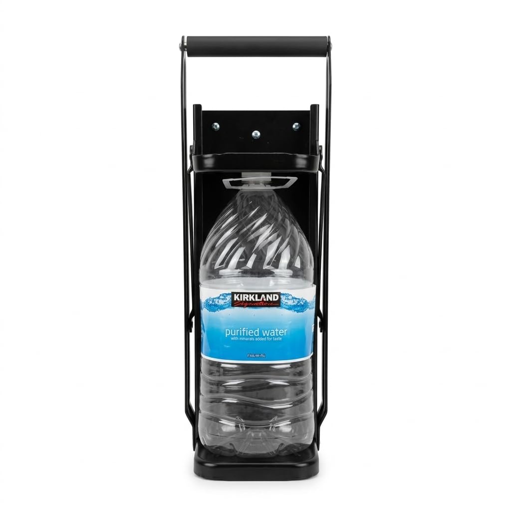 Heavy Duty Metal Can Crusher Bottle Crusher, Wall Mounted, Black W650062