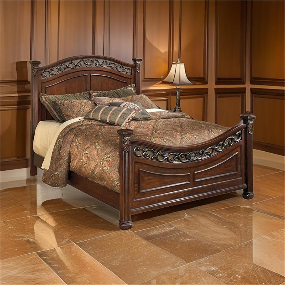 California King Bed with High Profile Headboard and Footboard M54104