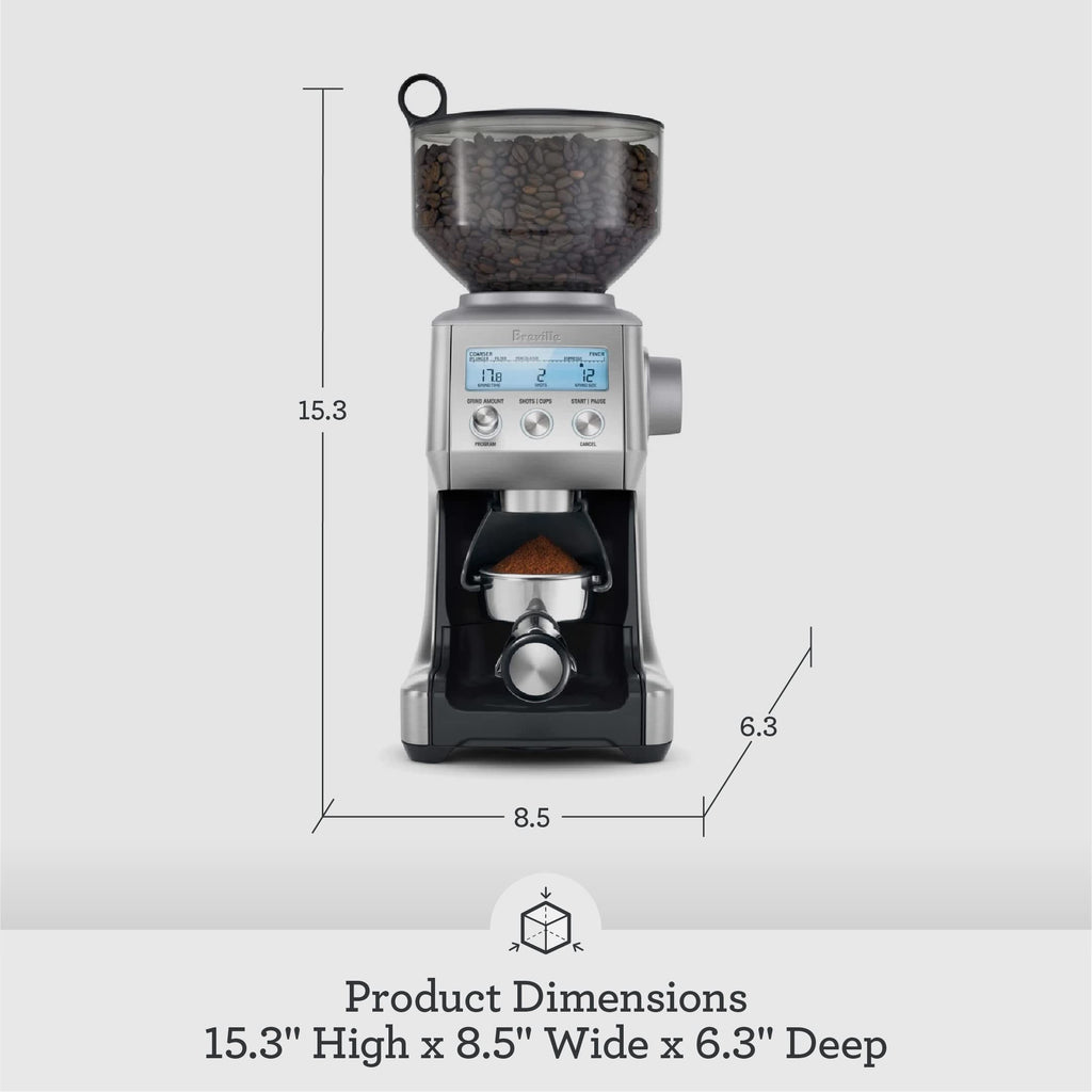 Brushed Stainless Steel Coffee Grinder A7034