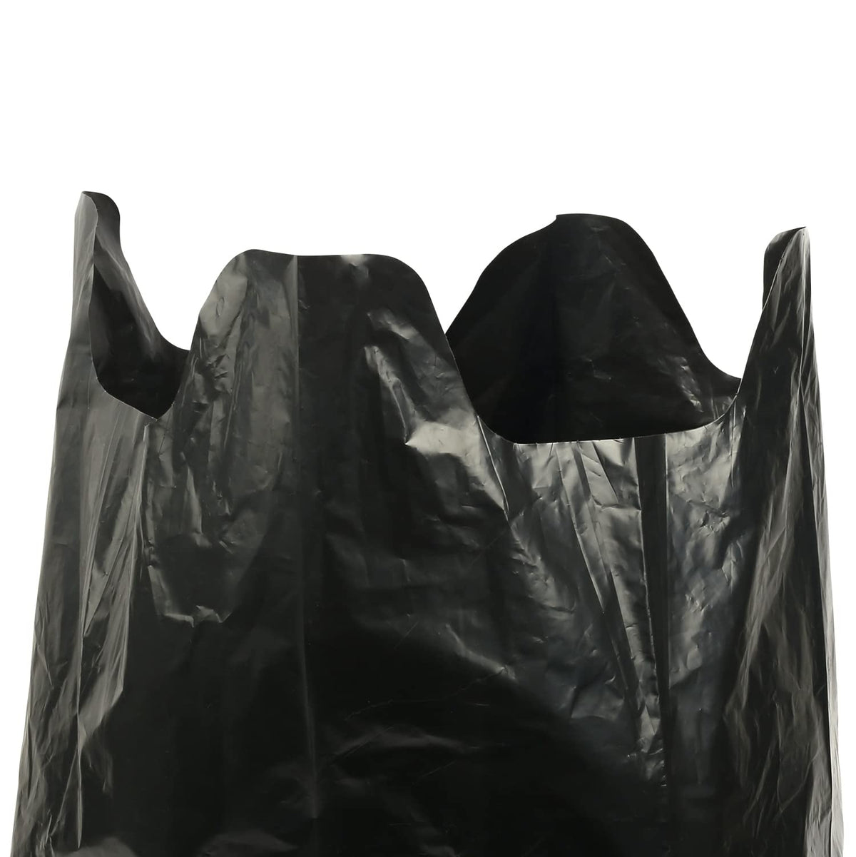 42 Gallon 4 MIL Black Heavy Duty Trash Bags Pack of 128 L538295