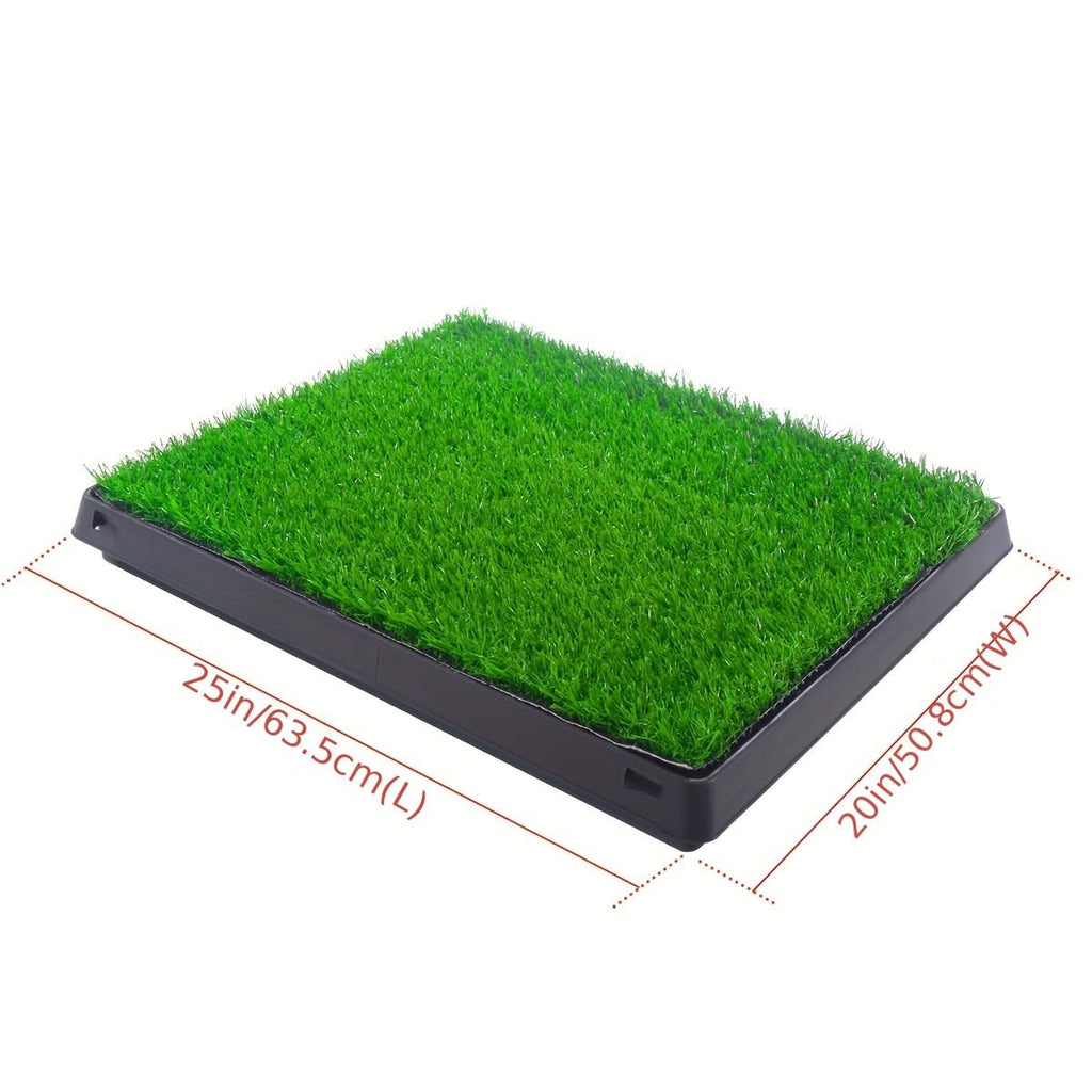 25" X 20" Dog Grass Pad with Tray H479903