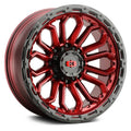 20x9 8x170 Red Wheel Rim D179