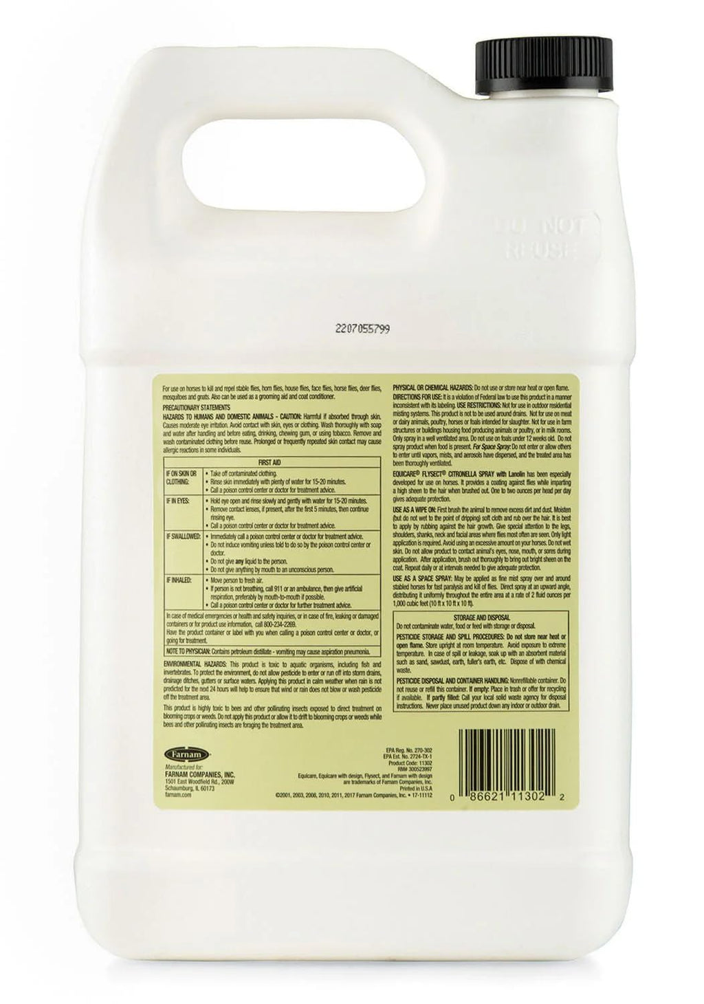 Citronella Spray 1 Gallon Refill Q2642
