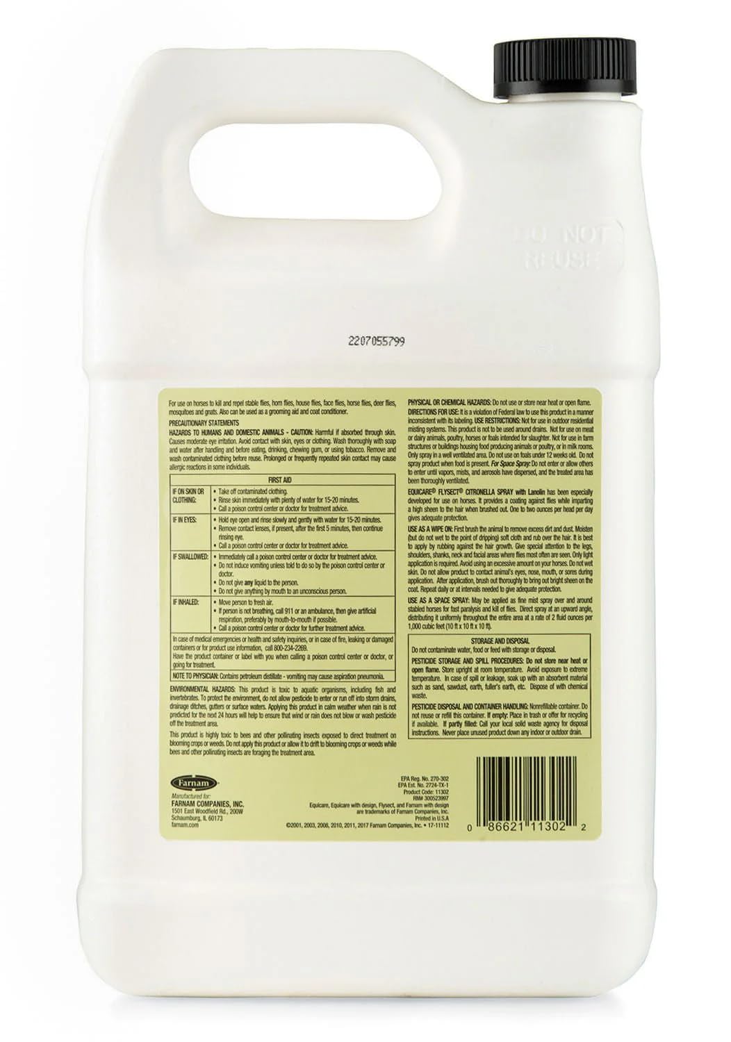 Citronella Spray 1 Gallon Refill Q2642