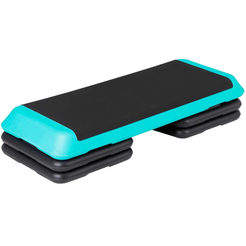 43" Adjustable Aerobic Stepper Bench with Risers W190200