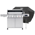 6+1 Burner Propane Gas Grill with Cover and Rotisserie Kit O237446