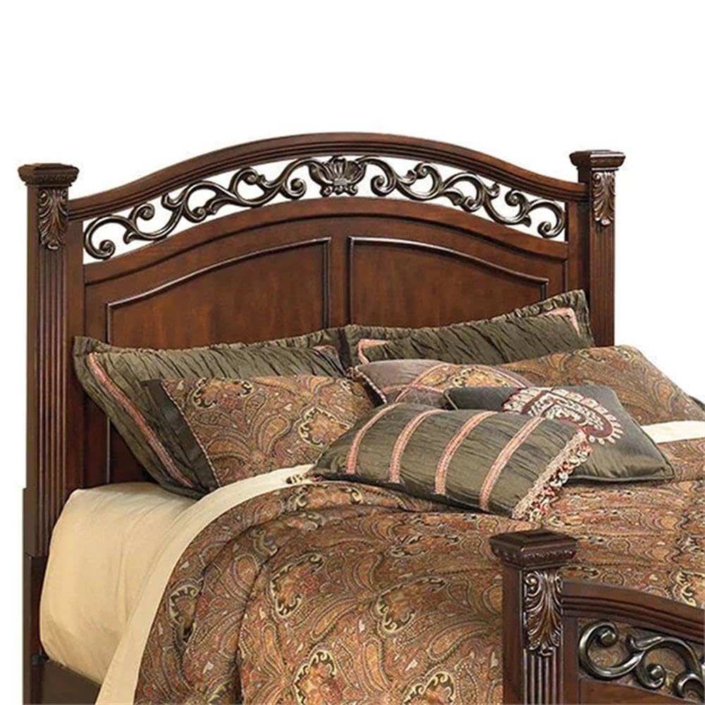 California King Bed with High Profile Headboard and Footboard M54104