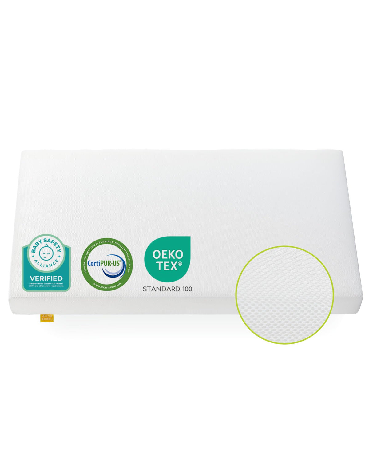 Breathable Standard Full Size Crib Mattress with Waterproof Machine Washable Cover S270