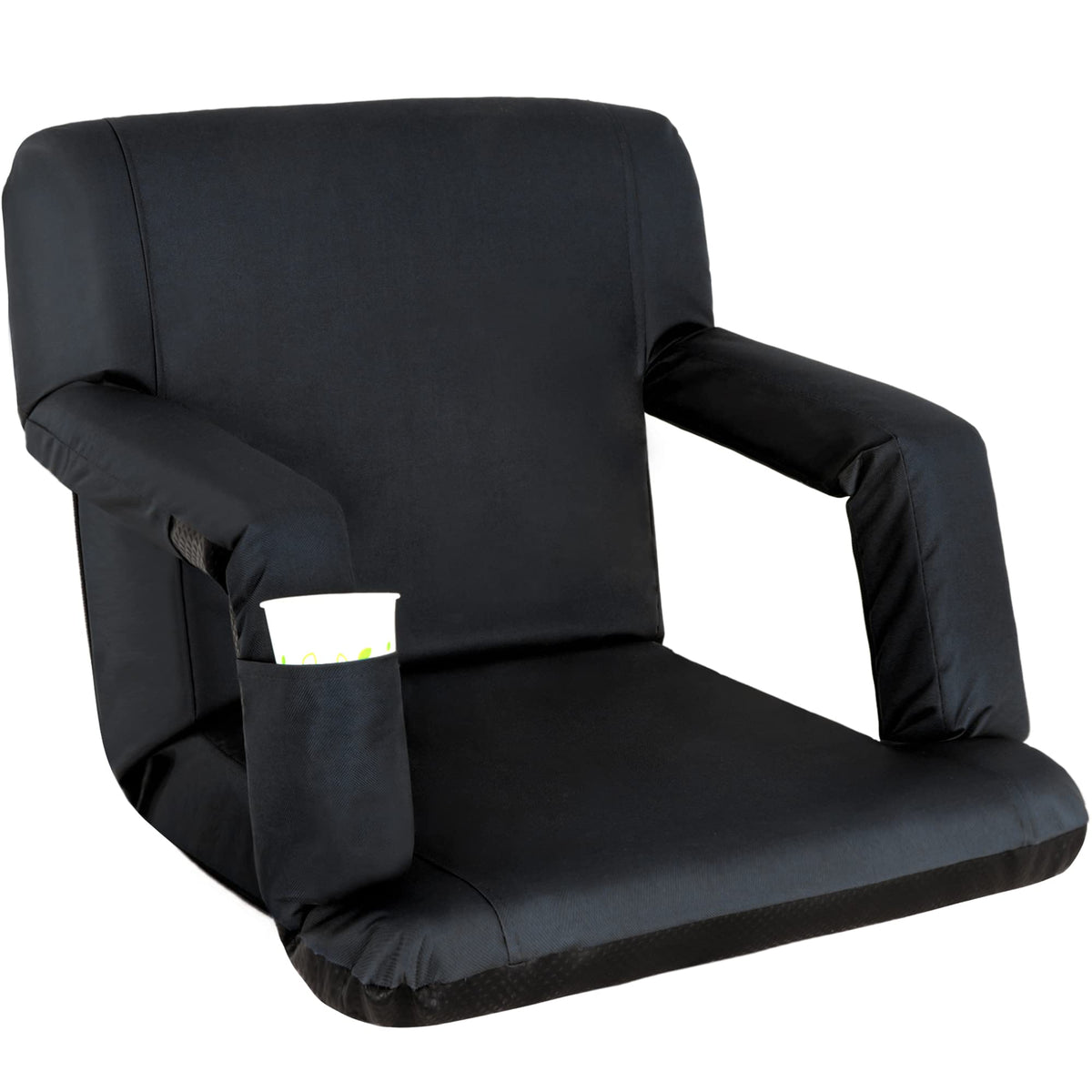 20.5"/25" Wide Padded Stadium Seat with Back Support J24341