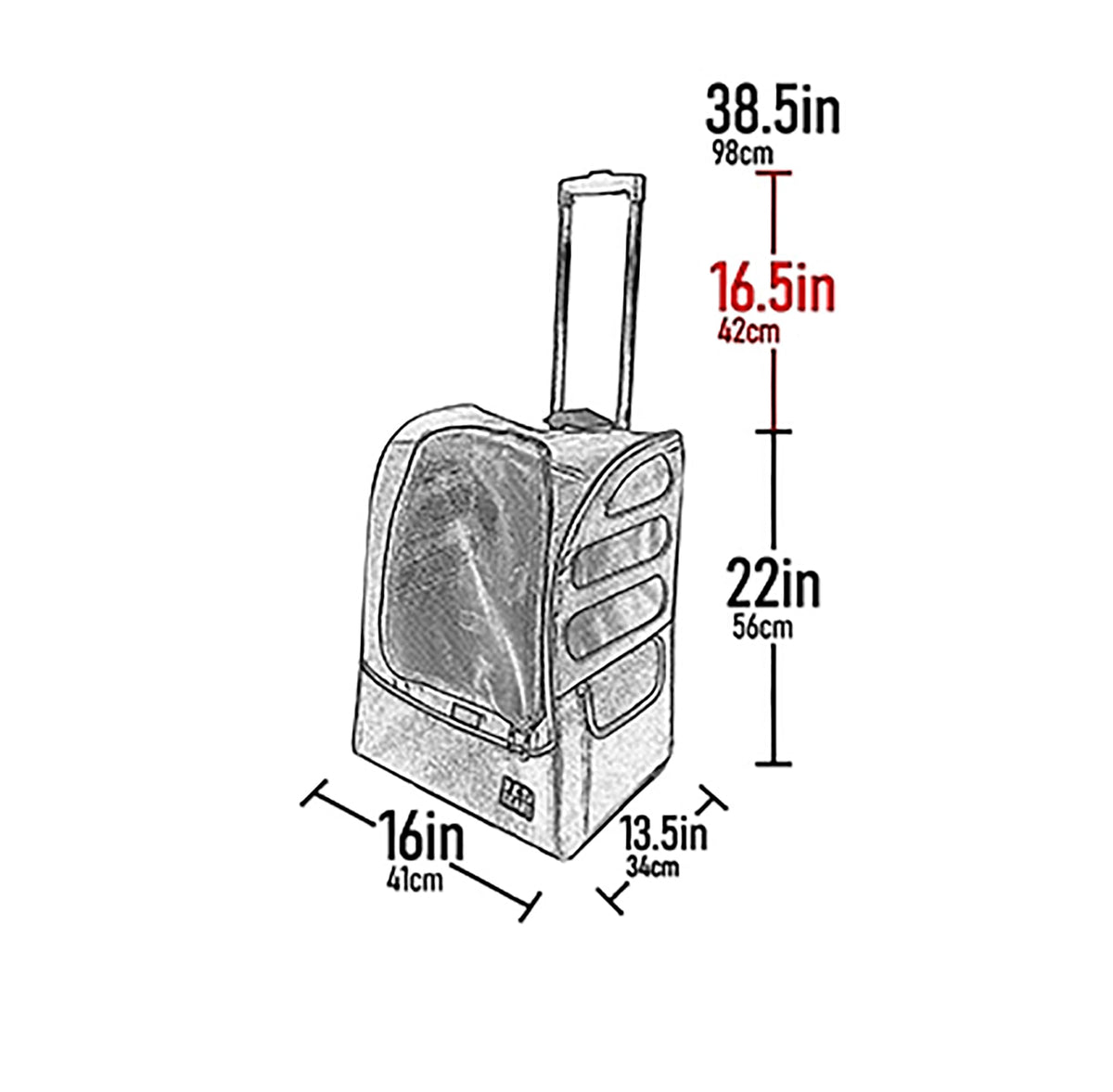 XLarge Onyx Pet Backpack O83144