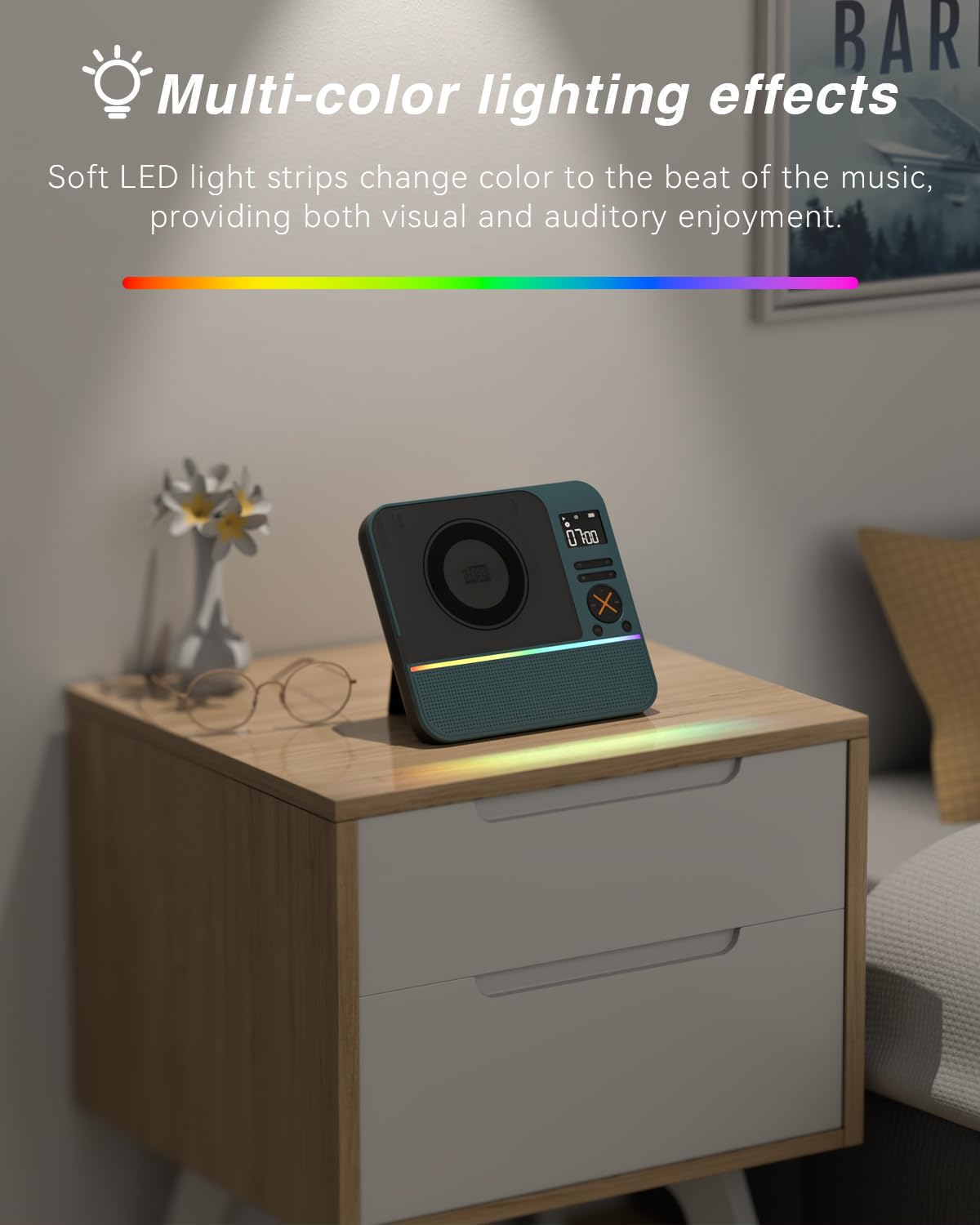 Portable CD Player with Bluetooth R867