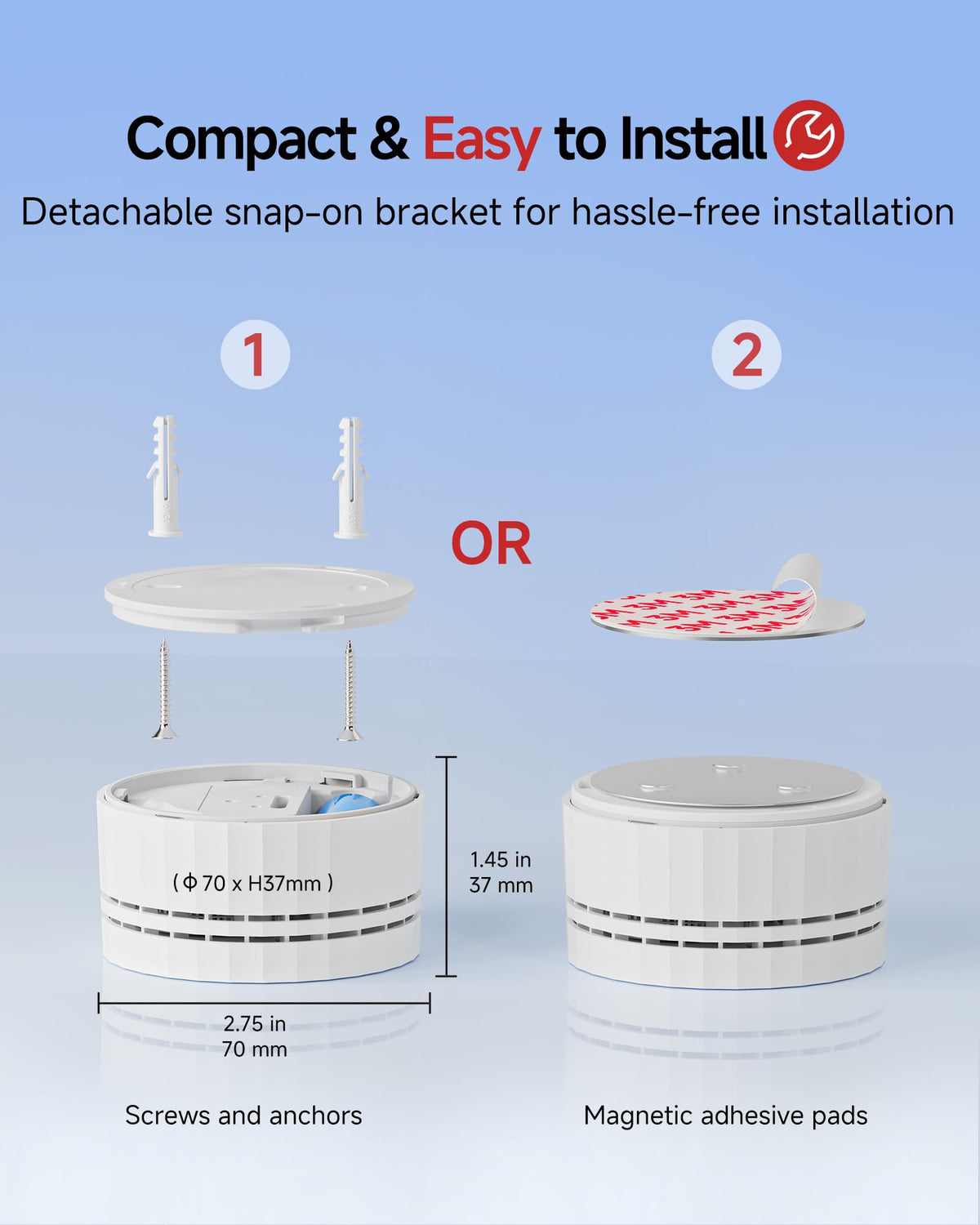 Carbon Monoxide Detectors 3-Pack with Gateway J3357