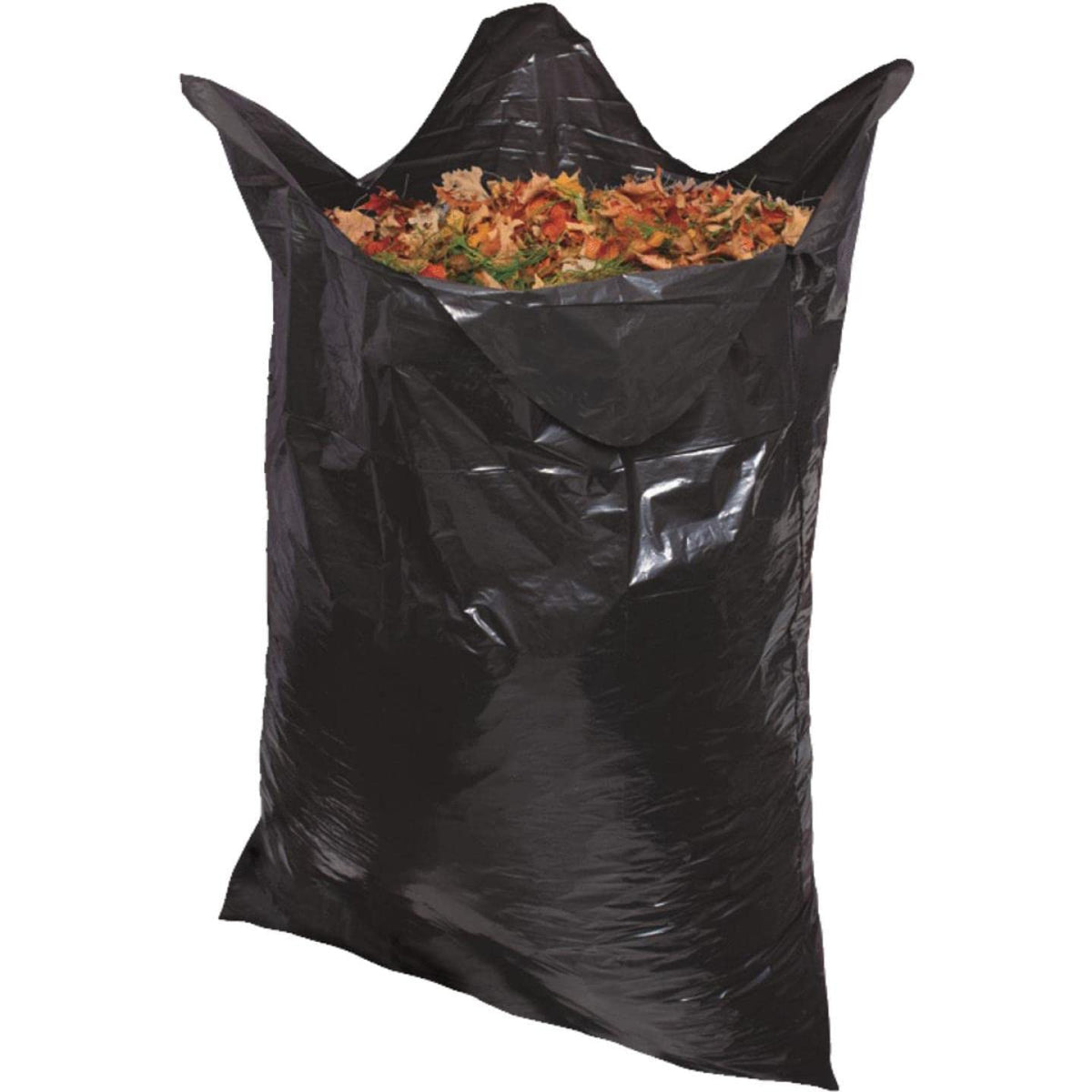 42 Gallon 4 MIL Black Heavy Duty Trash Bags Pack of 128 L538295