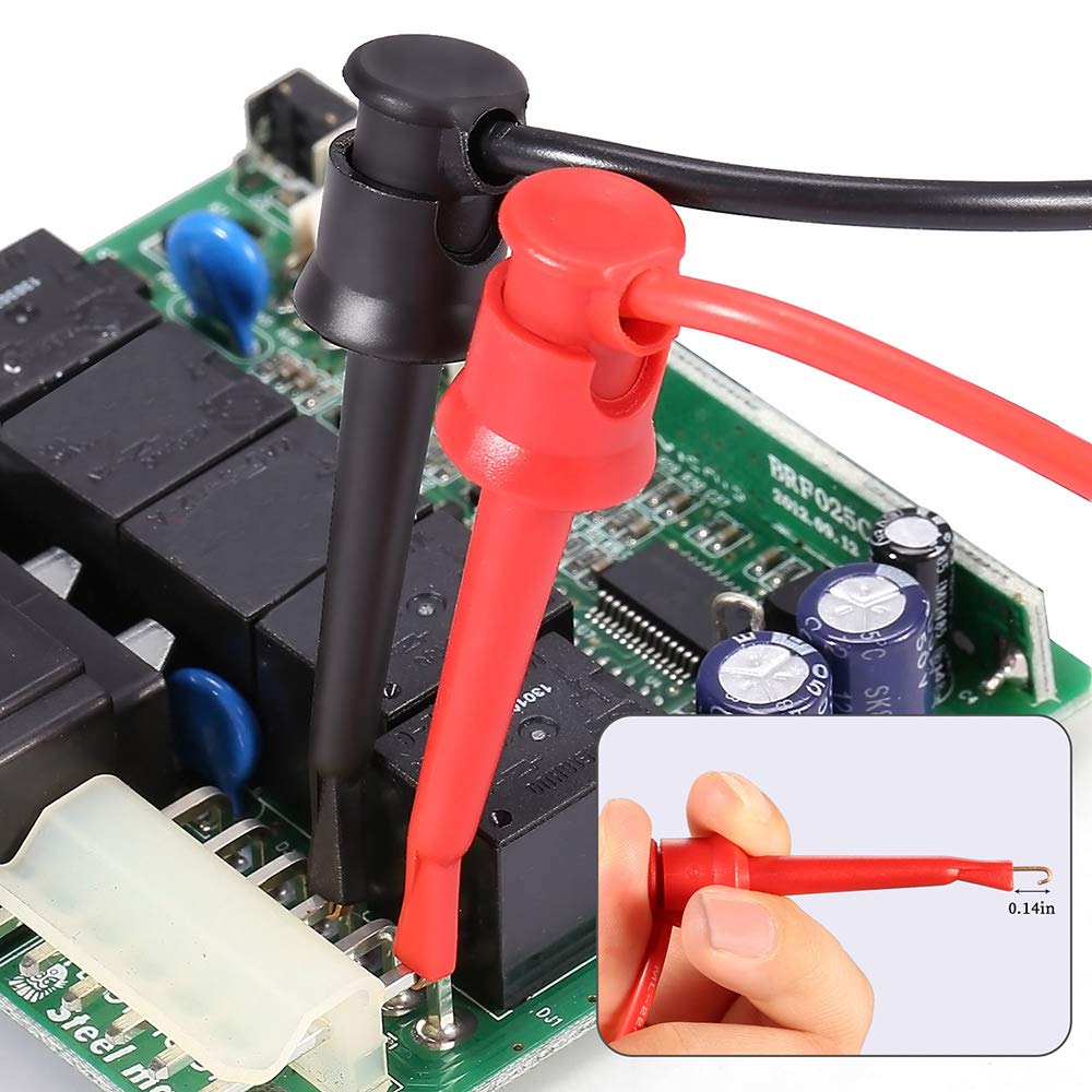 25-Piece Multimeter Leads Kit with Probes, Alligator Clips, Test Hooks and Back Probe Pins P93240