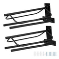 2 Pack Wall Mounted Saddle Rack with Double Pad Bar O915