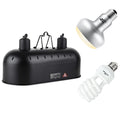 15inch Dual Reptile Light Fixture with Bulb Kit Y62191