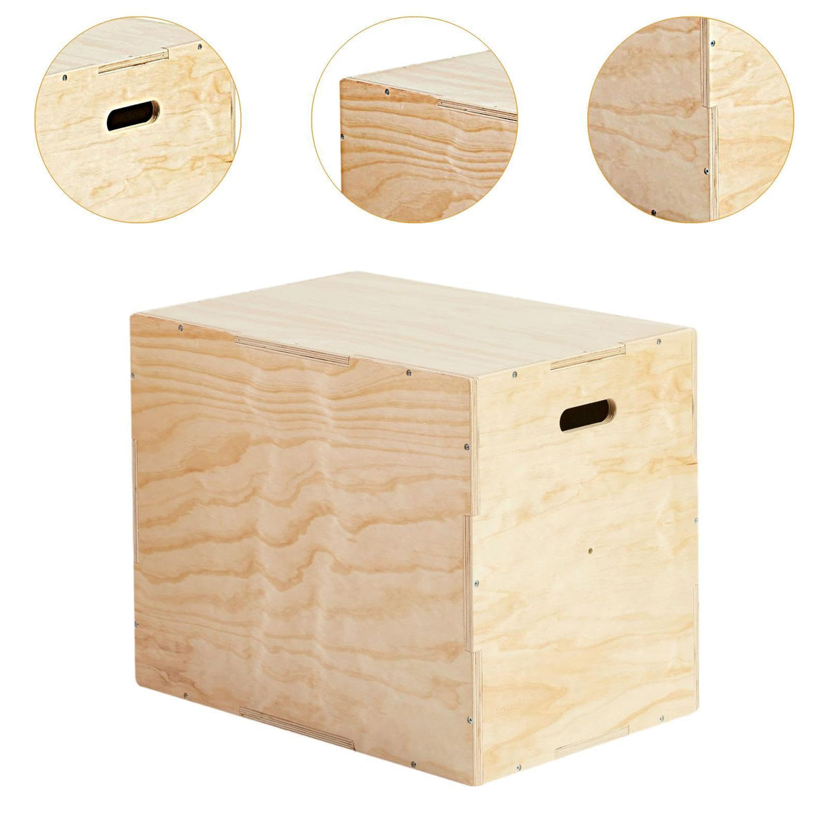 Wooden Plyo Box 3 in 1 A983714
