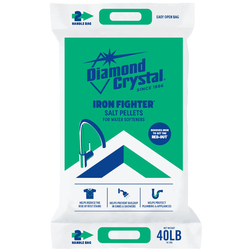 2 Pack Water Softener Salt Pellets, 40 lb X7556
