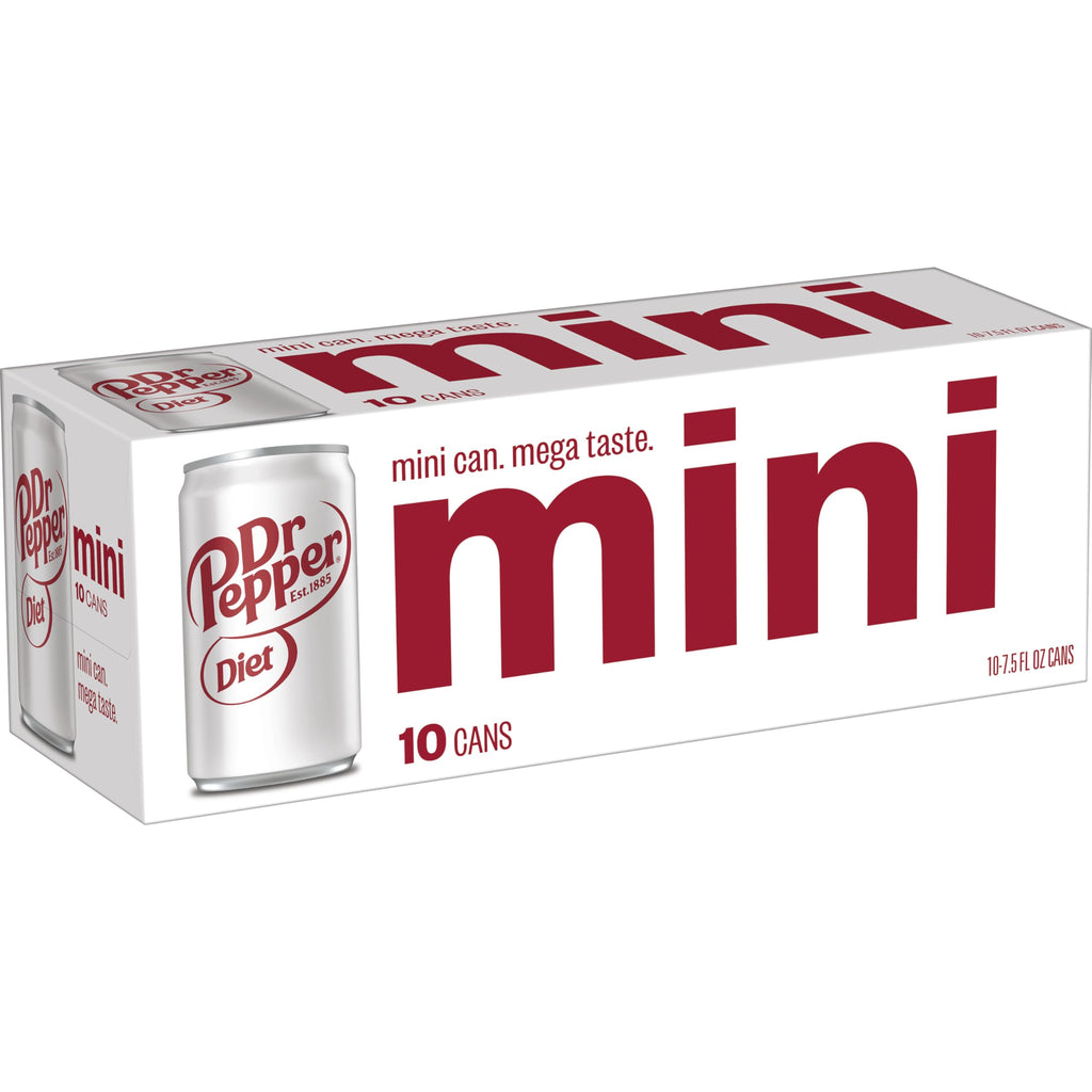 Diet Dr Pepper Soda 7.5 fl oz 10 pack F757