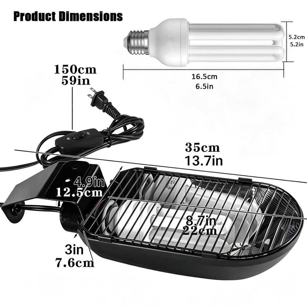Bird Cage Light Fixture Combo Kit with Bulb B786