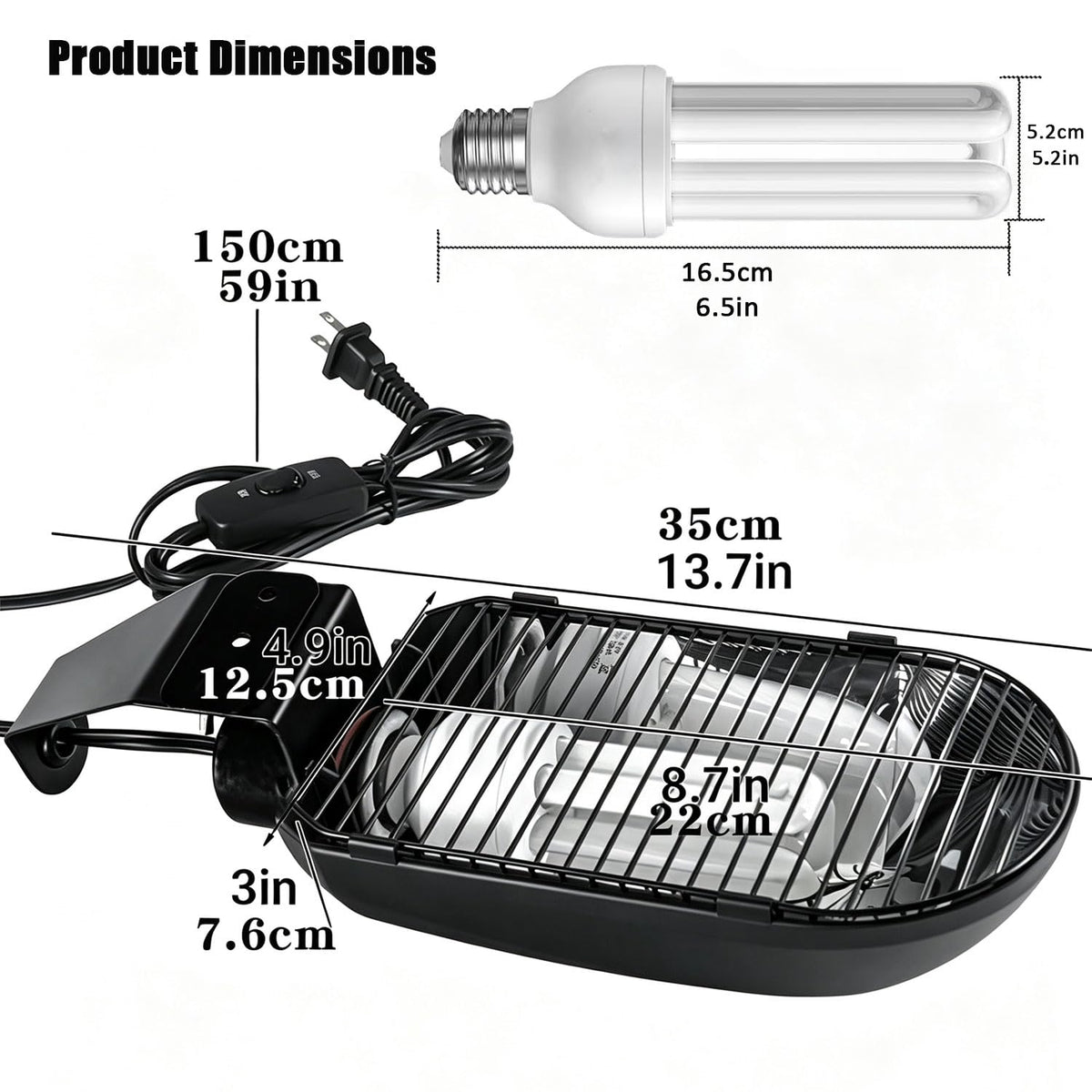 Bird Cage Light Fixture Combo Kit with Bulb B786