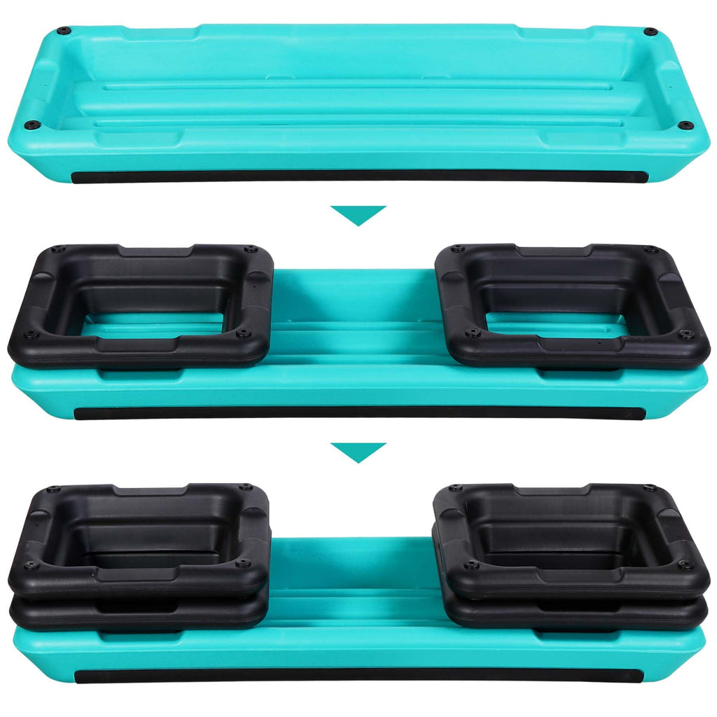 43" Adjustable Aerobic Stepper Bench with Risers W190200