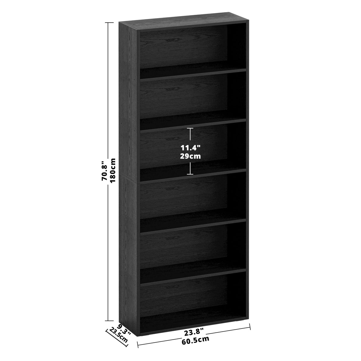 6 Tiers 70 in Tall Bookshelves and Bookcases K5965