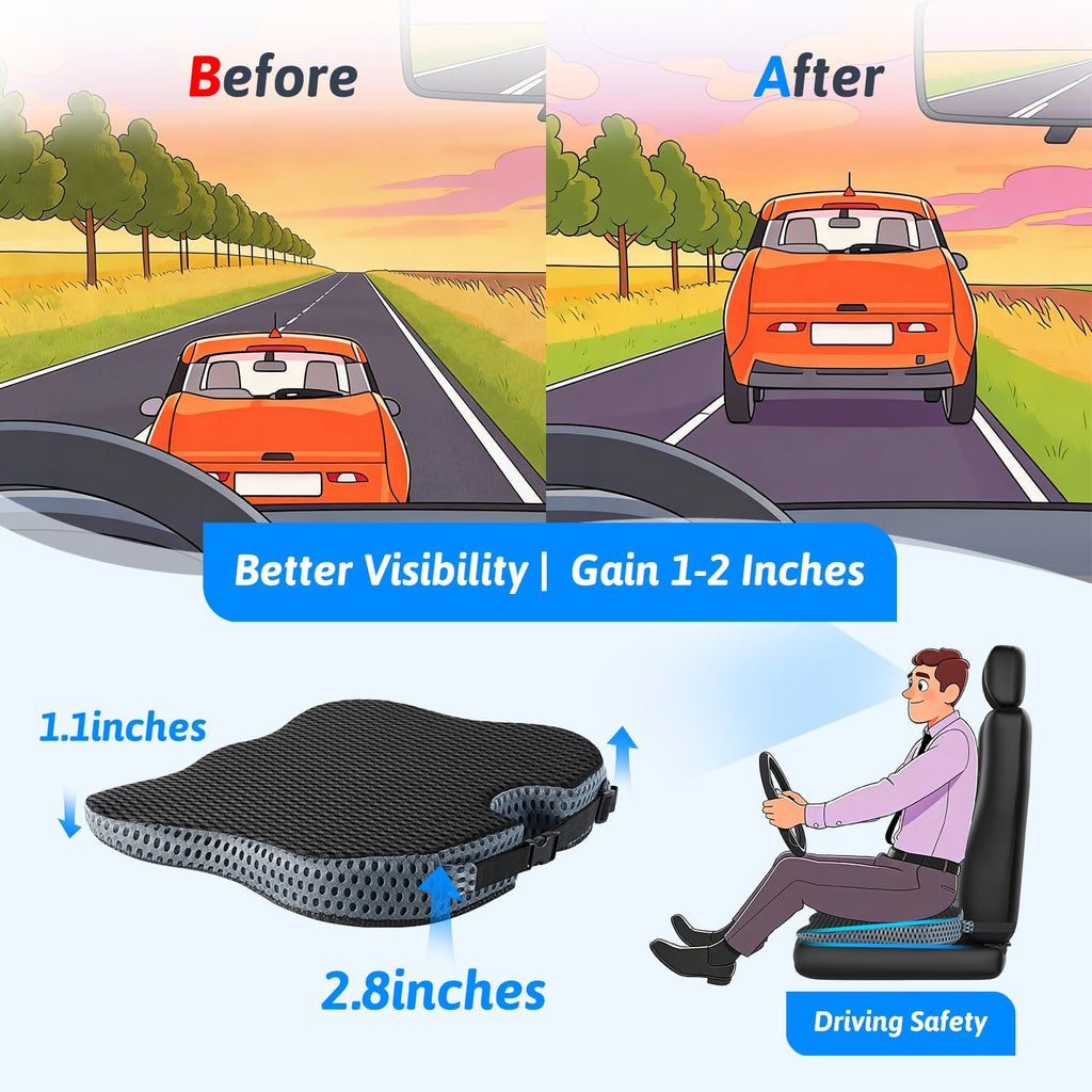 Wedge Car Seat Cushion Y601136