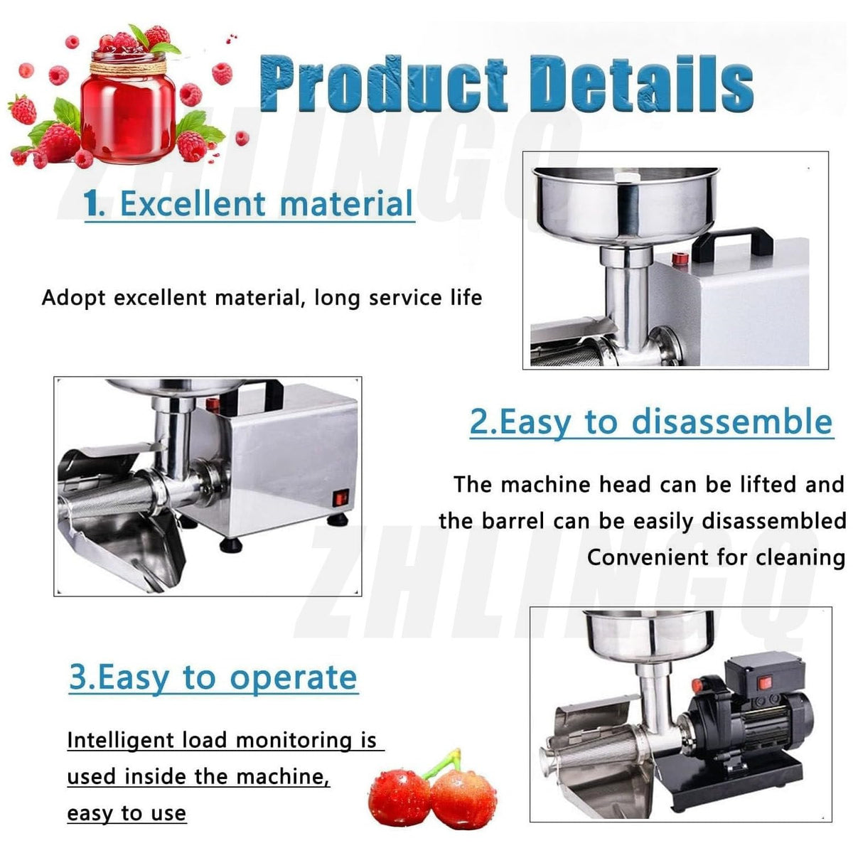 Electric Tomato Strainer Sauce Making Machine U388472