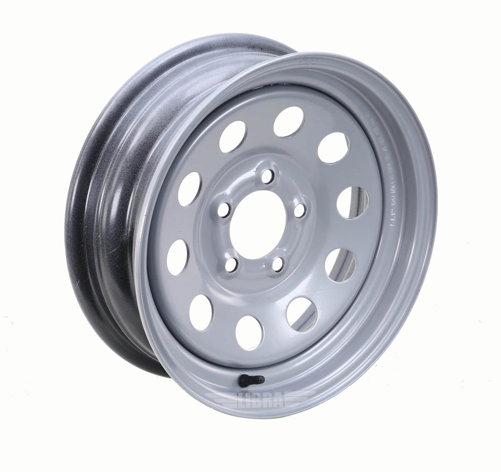 Trailer Tire Wheel ST205/75R15 8-Ply Silver Rim O4850