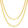 14k Yellow Gold Cuban Link Chain Necklace U807