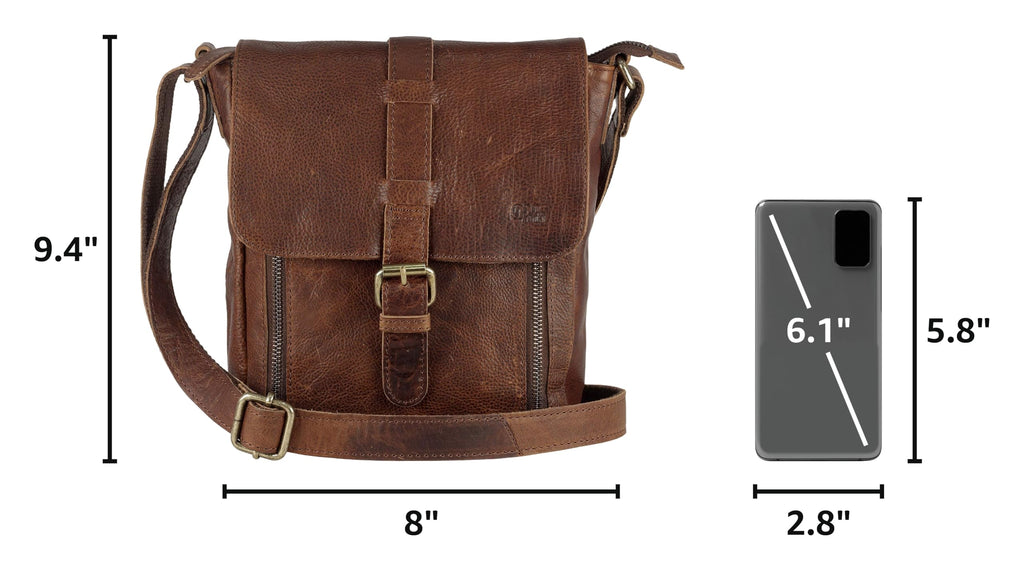 Genuine Leather Crossbody Purse and Handbags Z511