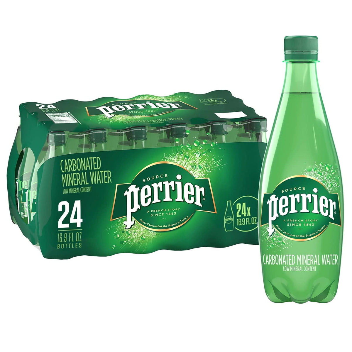 Sparkling Mineral Water 16.9-Ounce 24 Count P39366