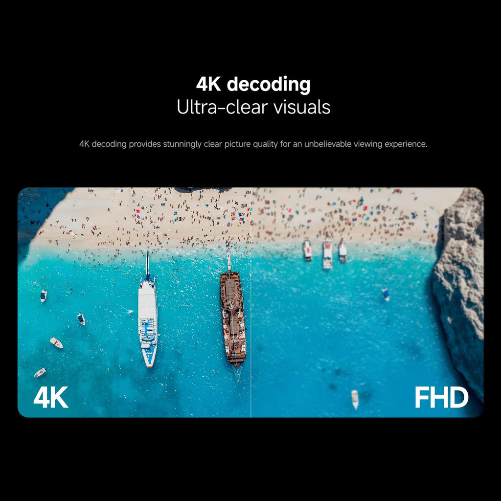 4K Streaming Media Player with Voice Remote Control U2442