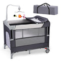 5-in-1 Portable Baby Bassinet with Changing Table and Carry Bag U29626