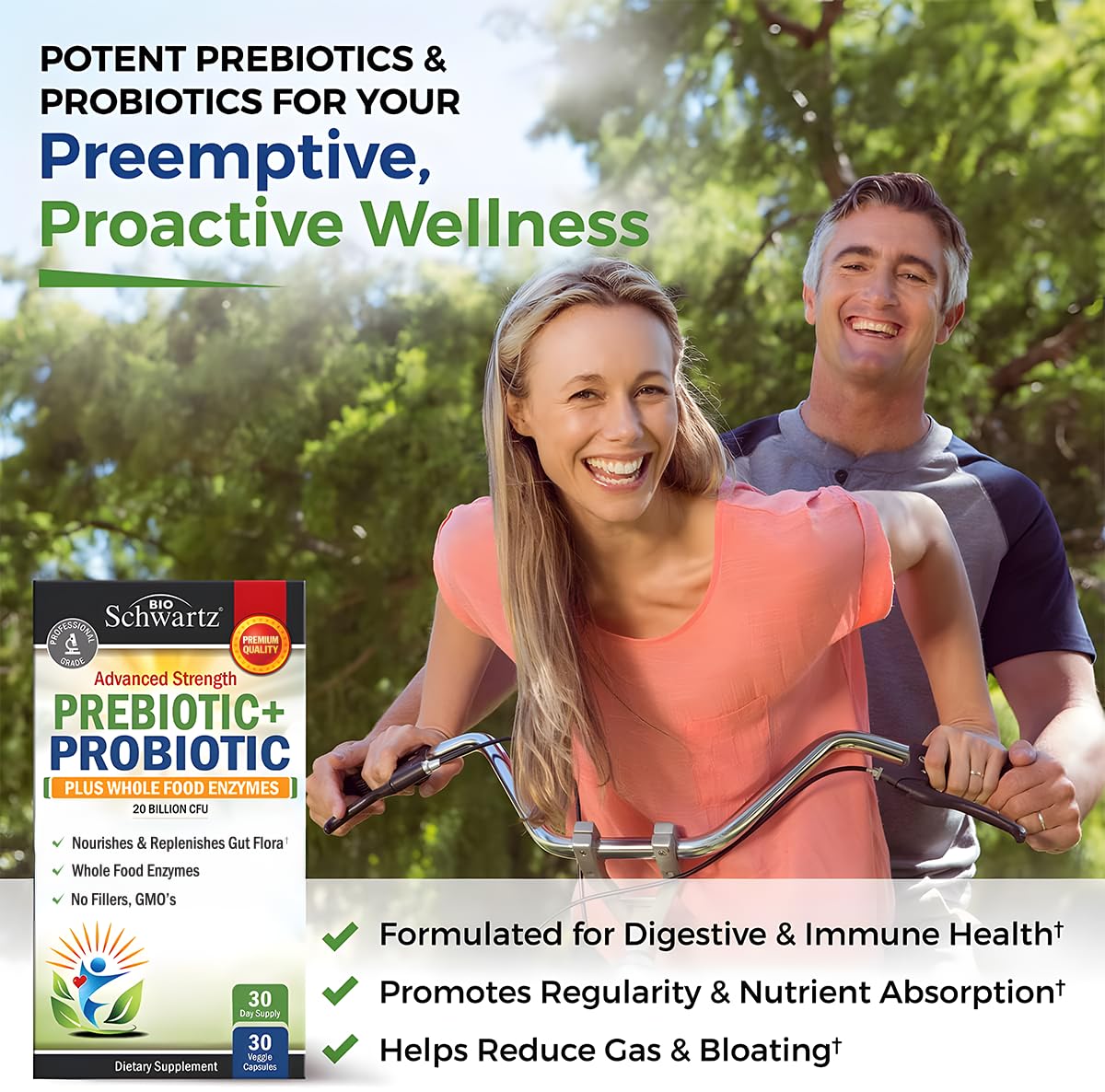 Prebiotics & Probiotics 30 Capsules H68265