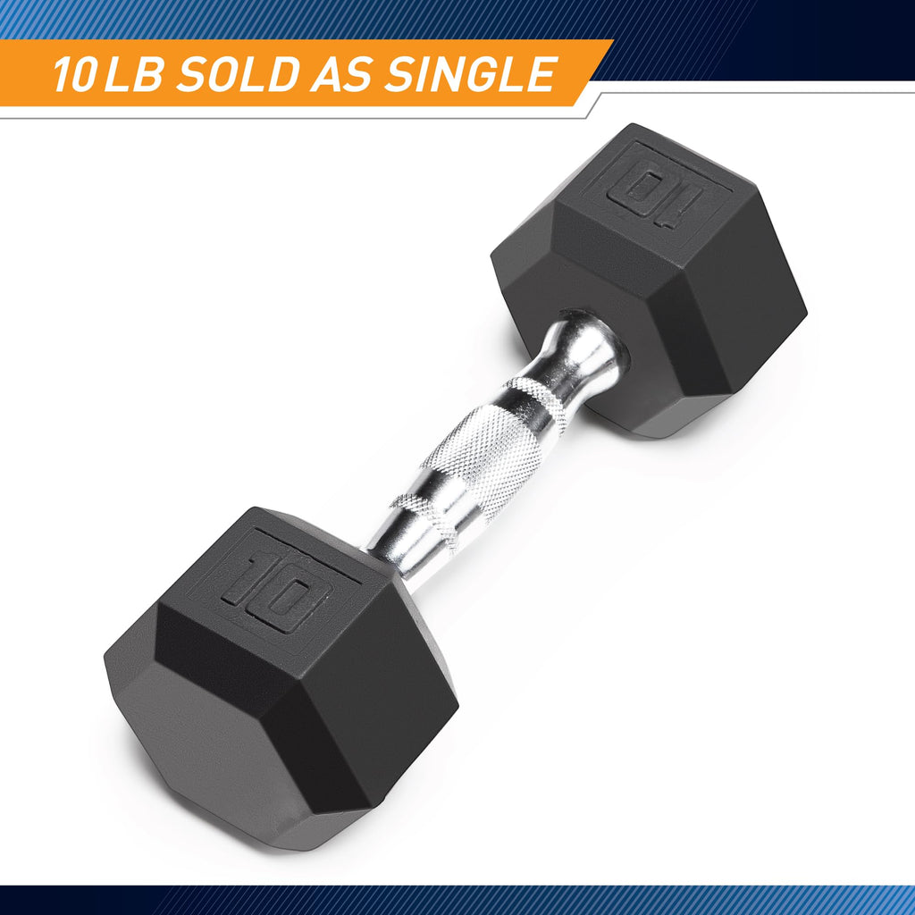 Rubber Hex Dumbbell D960