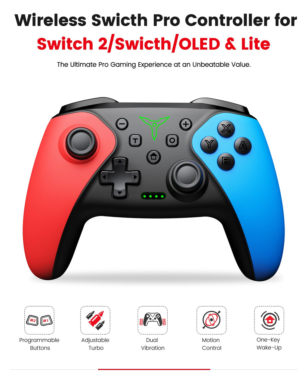 Wireless Switch Controller 2-Pack with Programmable Back Buttons B924093