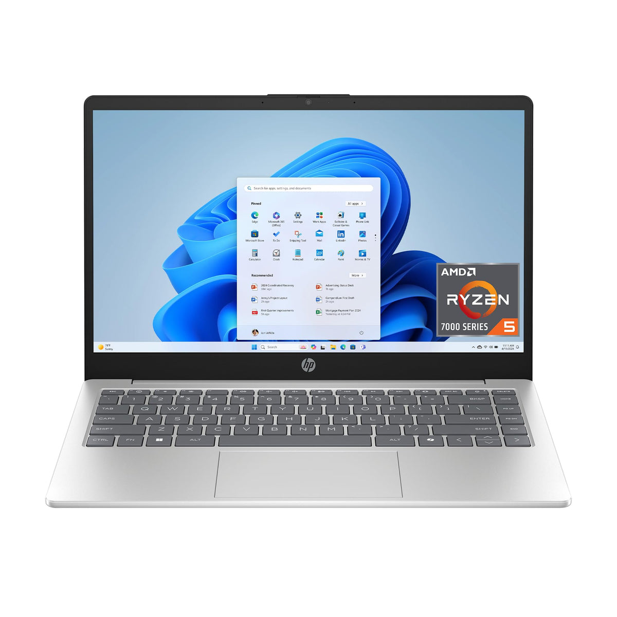 14 inch HD Touchscreen Laptop, AMD Ryzen 5, 8 GB RAM, 512 GB SSD, Windows 11 Home H7626