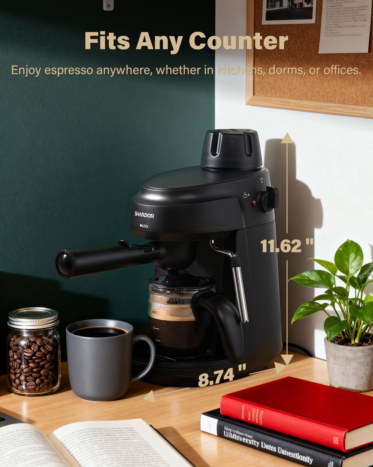 3.5 Bar Espresso Machine with Milk Frother Z273191